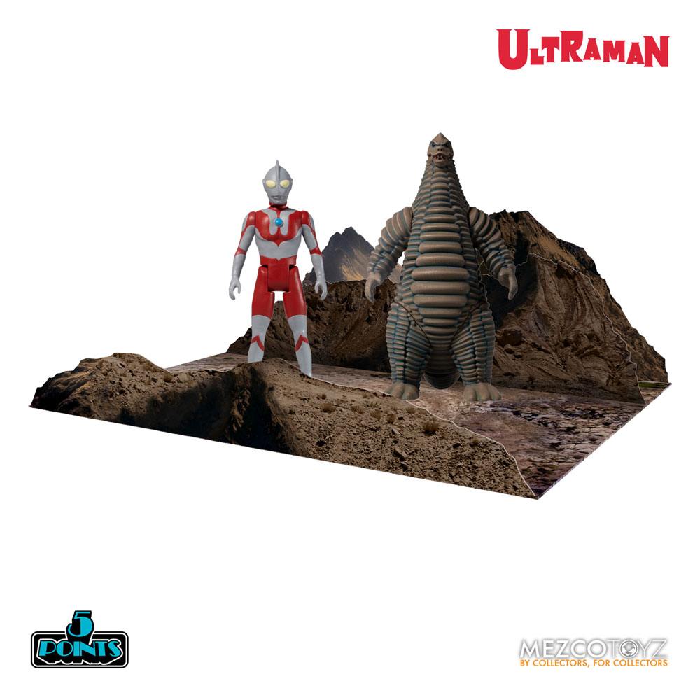 Figuras 5 Points Ultraman & Red King Ultraman Boxed Set Mezco Toys