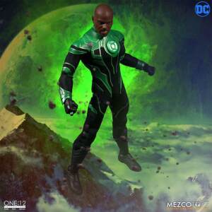 Figura con luz 1/12 John Stewart DC Comics – The Green Lantern 17 cm One:12 Mezco Toys - Collector4u.com
