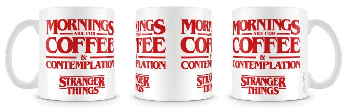 Taza Coffee and Contemplation Stranger Things - Collector4U.com