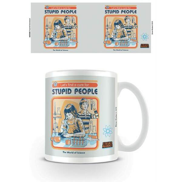 Steven Rhodes Taza Let's Find A Cure For Stupid People - Collector4U.com