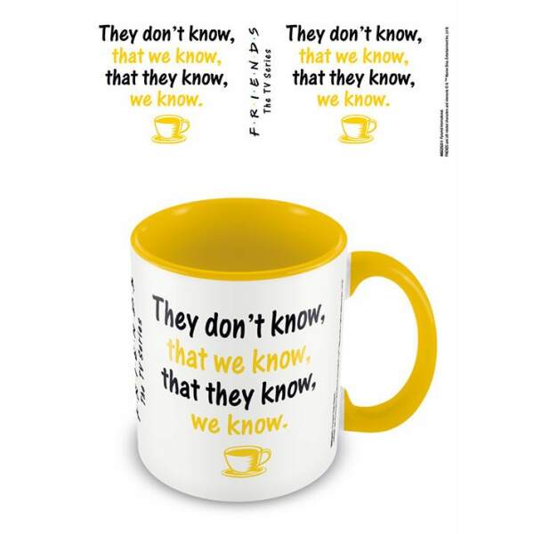 Taza Friends Coloured Inner We Know - Collector4u.com