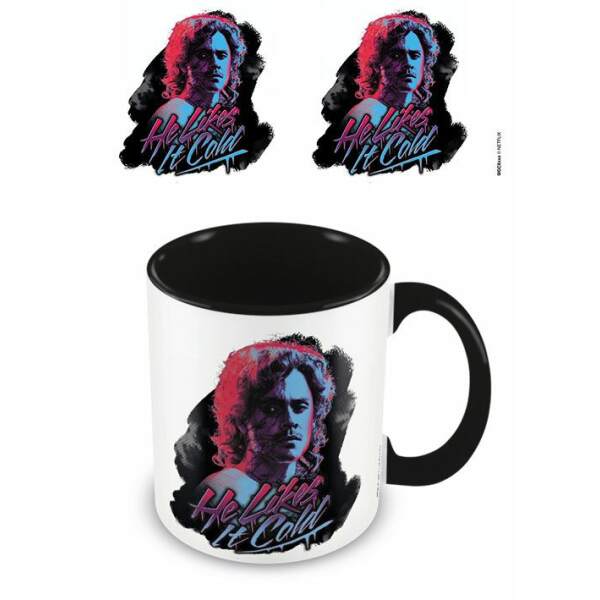 Taza Coloured Inner He Likes It Cold Stranger Things - Collector4U.com