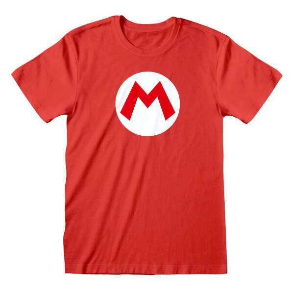 Camiseta Mario Badge Nintendo Super Mario talla L - Collector4U.com