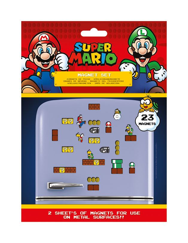Set de Imanes Mushroom Kingdom Super Mario Pyramid - Collector4U.com
