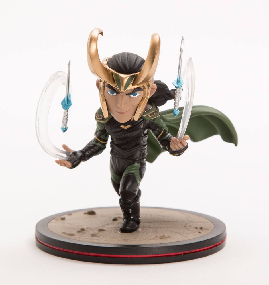 Diorama Q-Fig Loki Thor Ragnarok 10 cm Quantum Mechanix