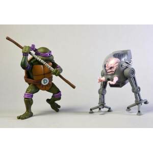 Figuras Donatello vs Krang in Bubble Walker Tortugas Ninja Pack de 2 18 cm - Collector4U.com