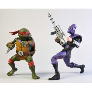 Figuras Raphael vs Foot Soldier Tortugas Ninja Pack de 2 18 cm - Collector4U.com