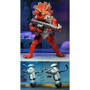 Figuras Triceraton Infantryman & Roadkill Rodney Tortugas Ninja Pack de 3 18 cm Neca - Collector4U.com