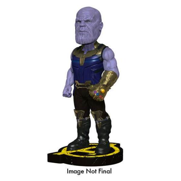 Cabezón Head Knocker Thanos Vengadores Infinity War 20 cm NECA - Collector4U.com