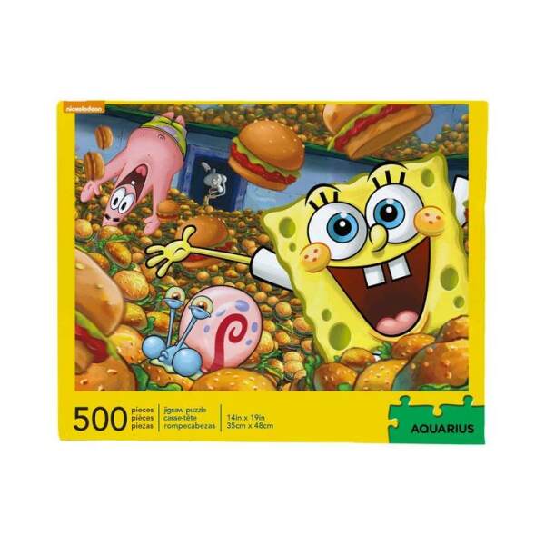 Puzzle Krabby Patties Bob Esponja (500 piezas) - Collector4U.com
