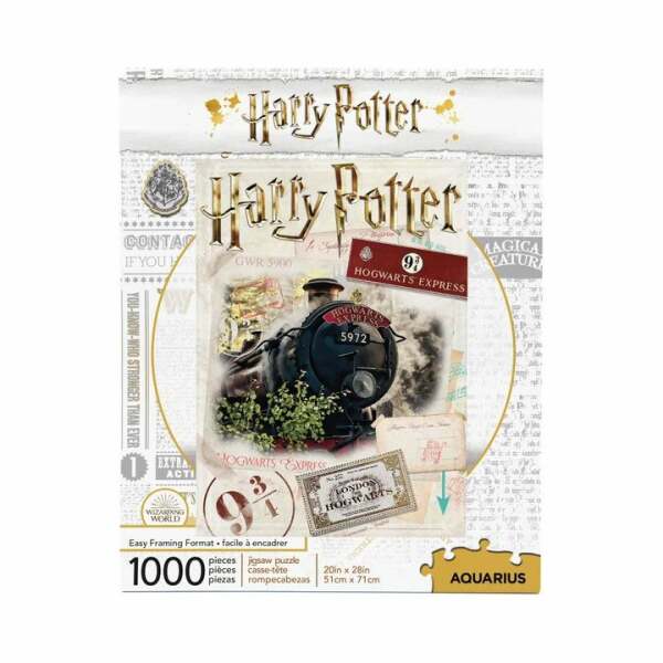 Puzzle Hogwarts Express Ticket Harry Potter (1000 piezas) - Collector4U.com