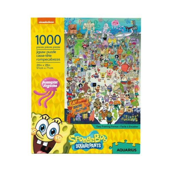 Puzzle Cast Bob Esponja (1000 piezas) - Collector4U.com