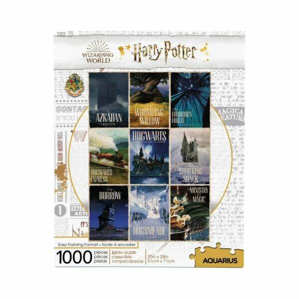 Puzzle Travel Posters Harry Potter (1000 piezas) - Collector4U.com