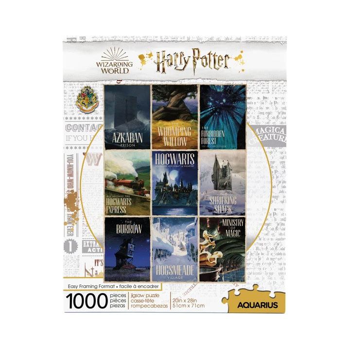Puzzle Travel Posters Harry Potter (1000 piezas)