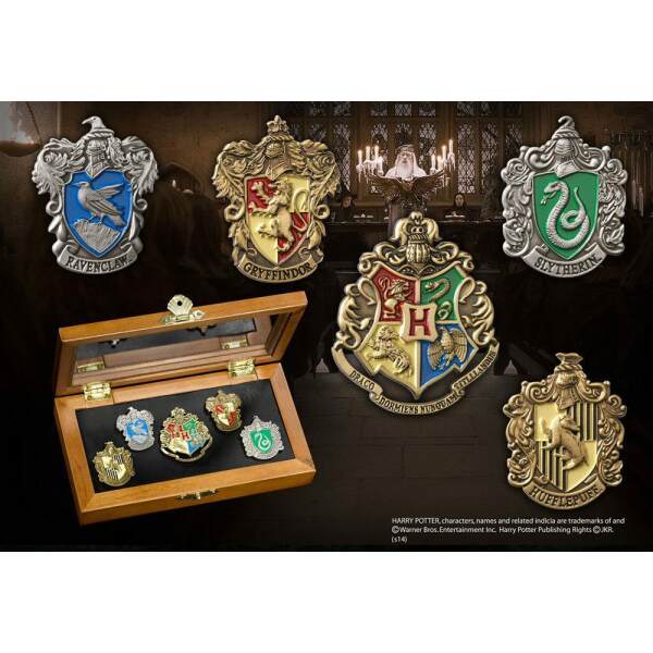 Chapas Collección Casas de Hogwarts Harry Potter 5 - Collector4u.com