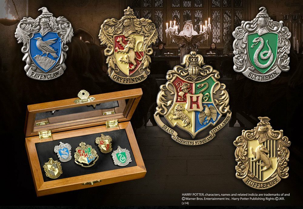Chapas Collección Casas de Hogwarts Harry Potter 5