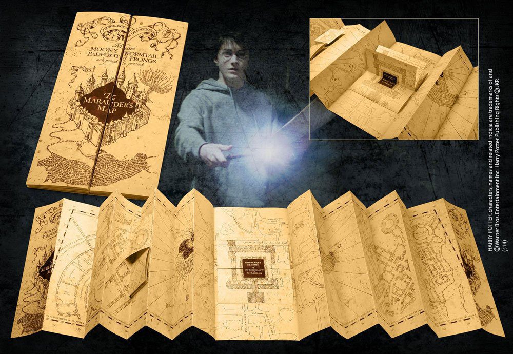 Mapa Marauders Harry Potter Réplica 1/1 - Collector4u.com