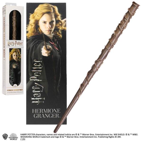 Varita Mágica Hermione Granger Harry Potter PVC 30 cm - Collector4u.com