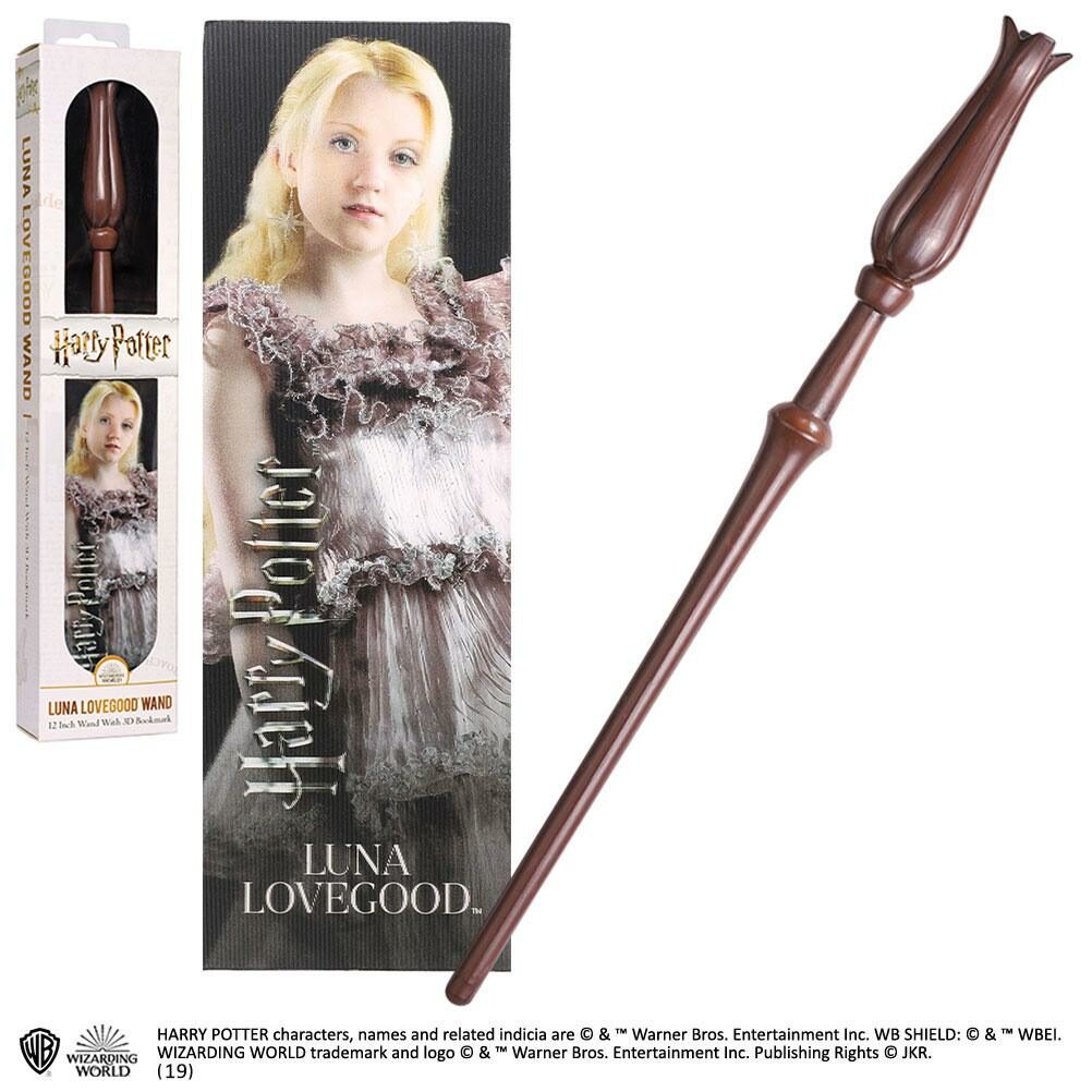Varita Mágica Luna Lovegood Harry Potter PVC 30 cm - Collector4u.com