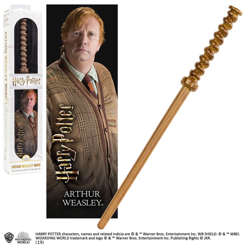 Varita Mágica Arthur Weasley Harry Potter PVC 30 cm - Collector4u.com