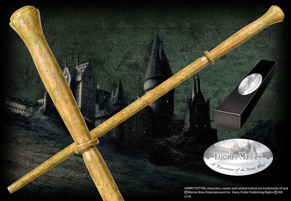 Varita Mágica Lucius Malfoy Harry Potter (edición carácter) - Collector4u.com
