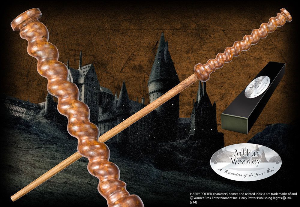 Varita Mágica Arthur Weasley Harry Potter (edición carácter) - Collector4u.com
