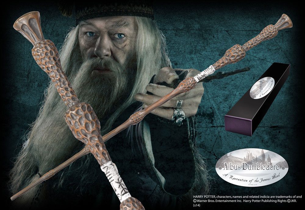 Varita Mágica Albus Dumbledore Harry Potter (edición carácter) - Collector4u.com