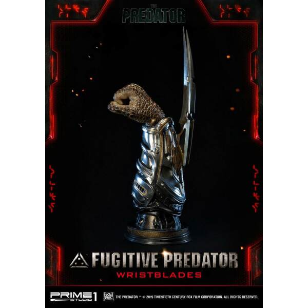 Busto Fugitive Predator Wristblades Predator 2018 1/1 74 cm Prime 1 Studio - Collector4U.com