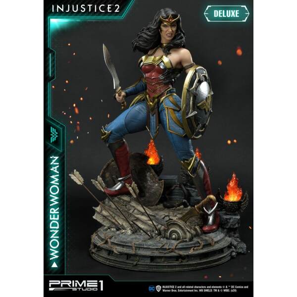 Estatua Wonder Woman Injustice 2 1/4 Deluxe Version 52 cm Prime 1 Studio - Collector4u.com
