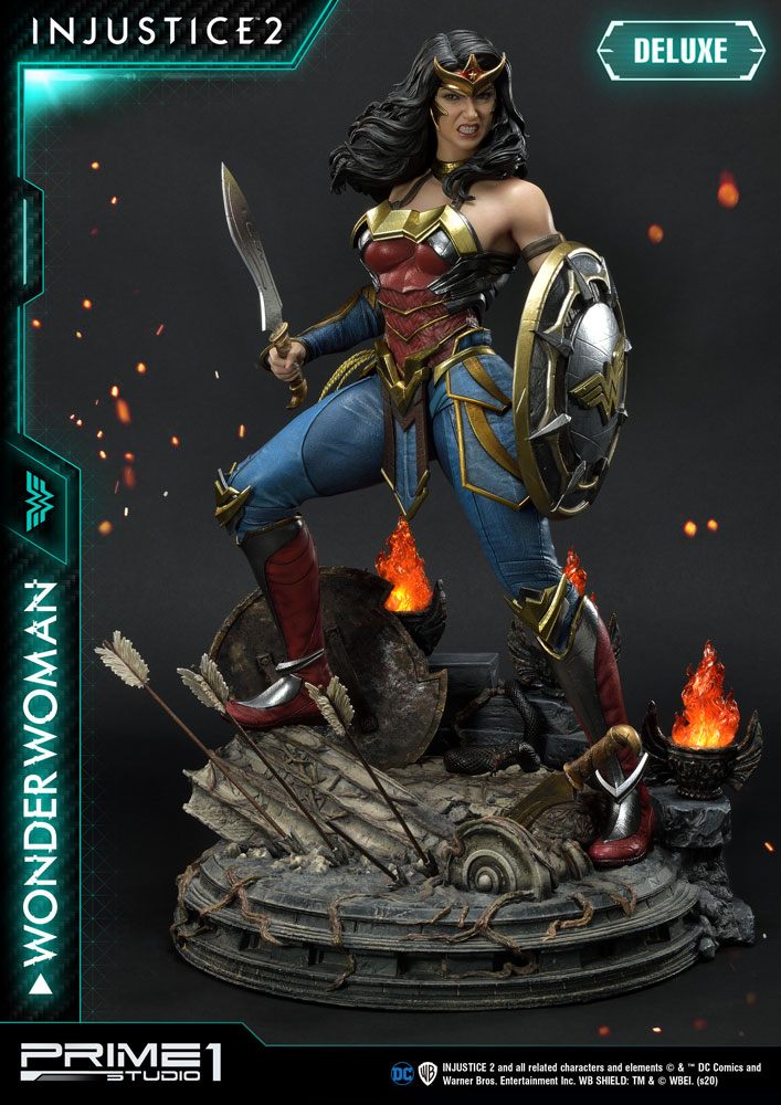 Estatua Wonder Woman Injustice 2 1/4 Deluxe Version 52 cm Prime 1 Studio