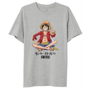 One Piece Camiseta Luffy Sitting talla L - Collector4U.com