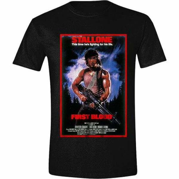 Rambo Camiseta First Blood Poster talla L - Collector4U.com