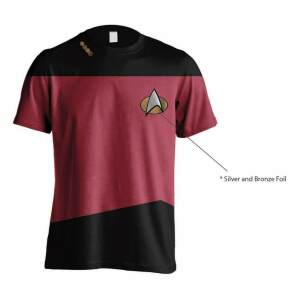Star Trek Camiseta Uniform Red talla L - Collector4U.com