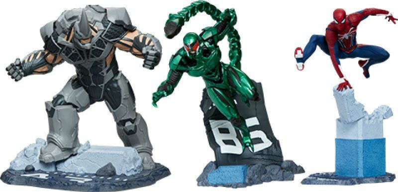 Marvel’s Spider-Man Estatuas 1/12 Spider-Man, Rhino & Scorpion 17 cm - Collector4u.com
