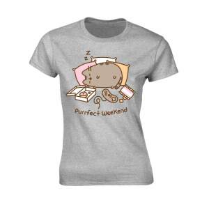 Pusheen Camiseta Chica Purrfect Weekend Grey talla M - Collector4U.com
