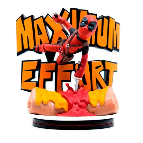 Diorama Q-Fig MAX Deadpool Maximum Effort Marvel 14 cm - Collector4U.com