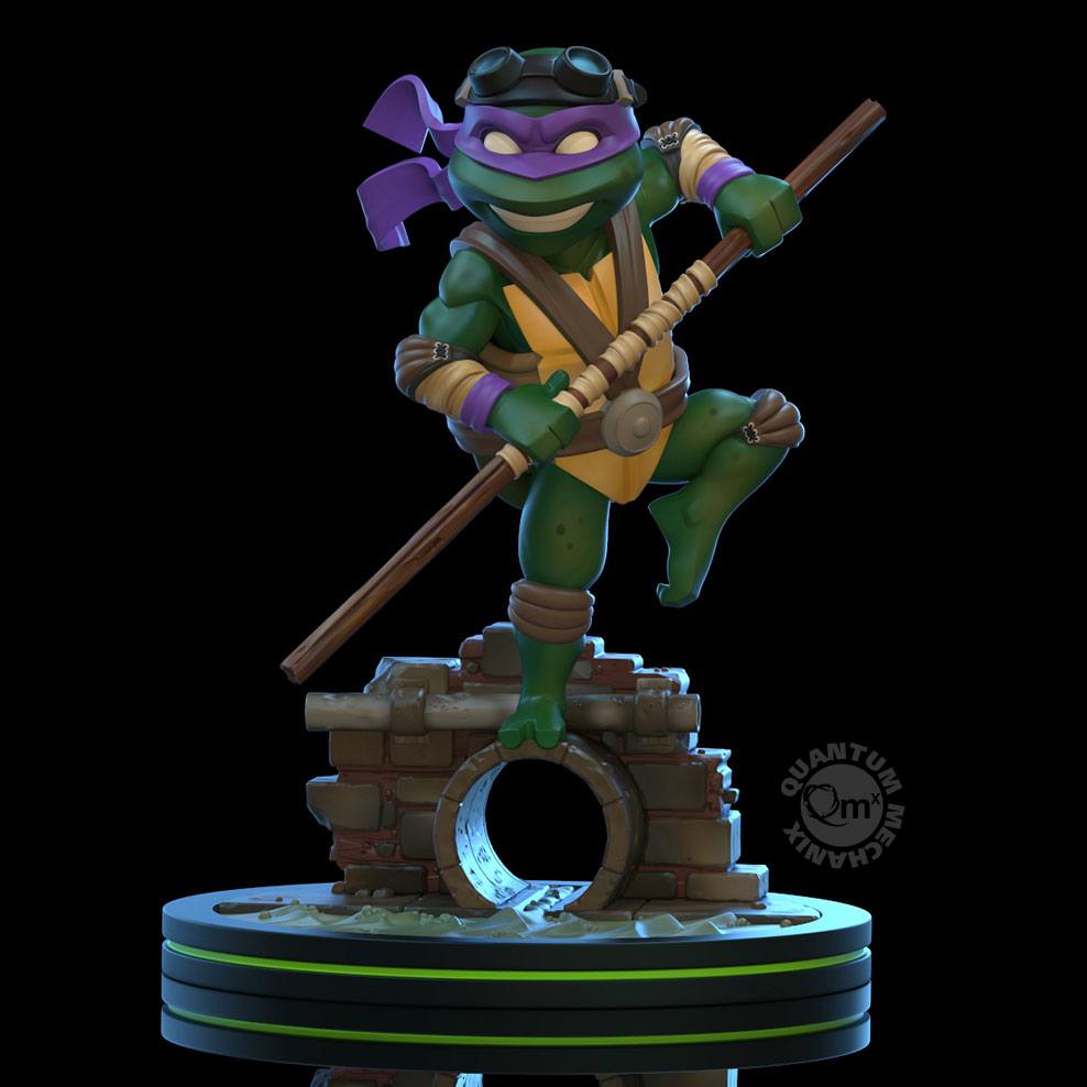 Figura Q-Fig Donatello Tortugas Ninja 13 cm Quantum Mechanix