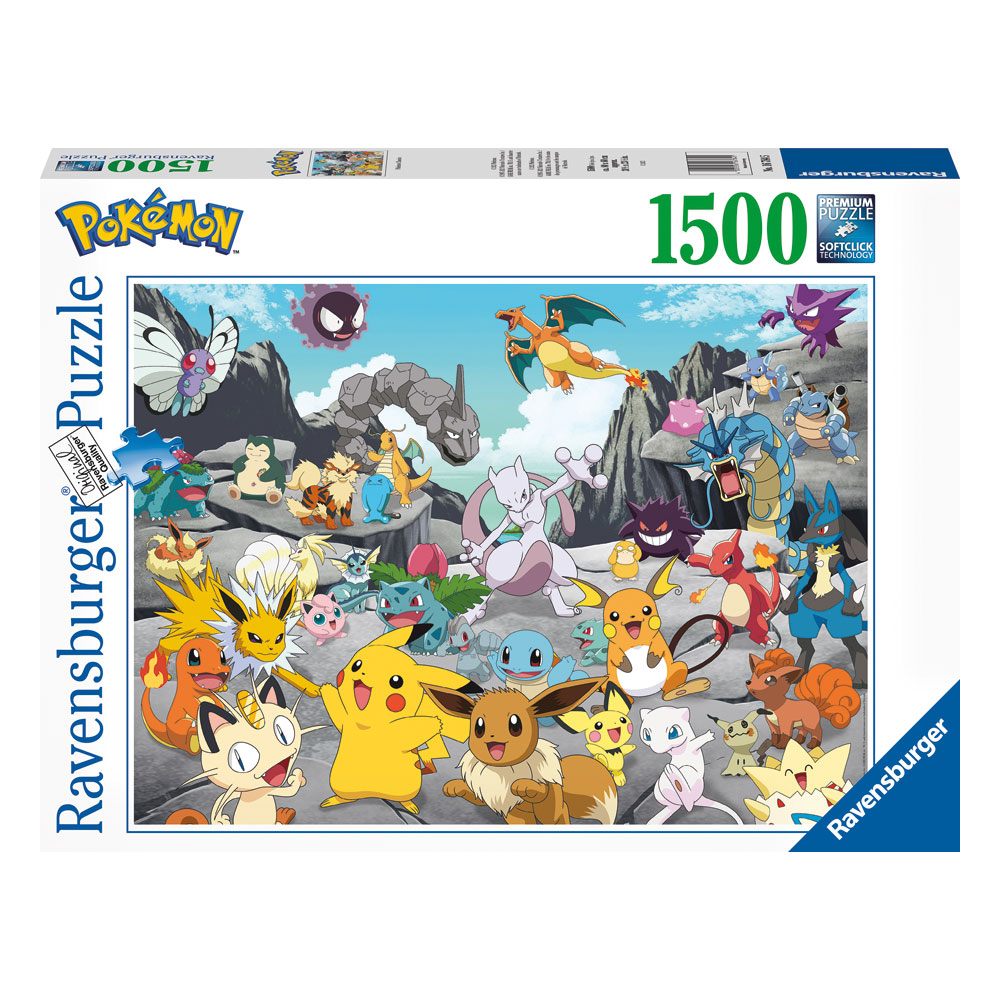 Puzzle Pokémon Classics Pokémon (1500 piezas) - Collector4U.com