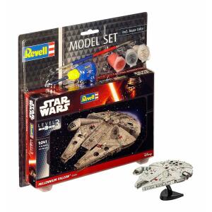 Maqueta Model Set Millennium Falcon Star Wars 1/241 10 cm Revell - Collector4u.com