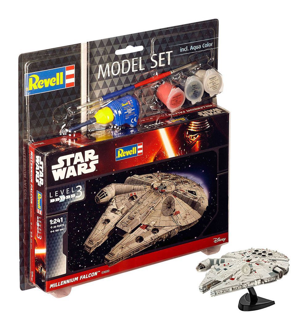 Maqueta Model Set Millennium Falcon Star Wars 1/241 10 cm Revell - Collector4U.com