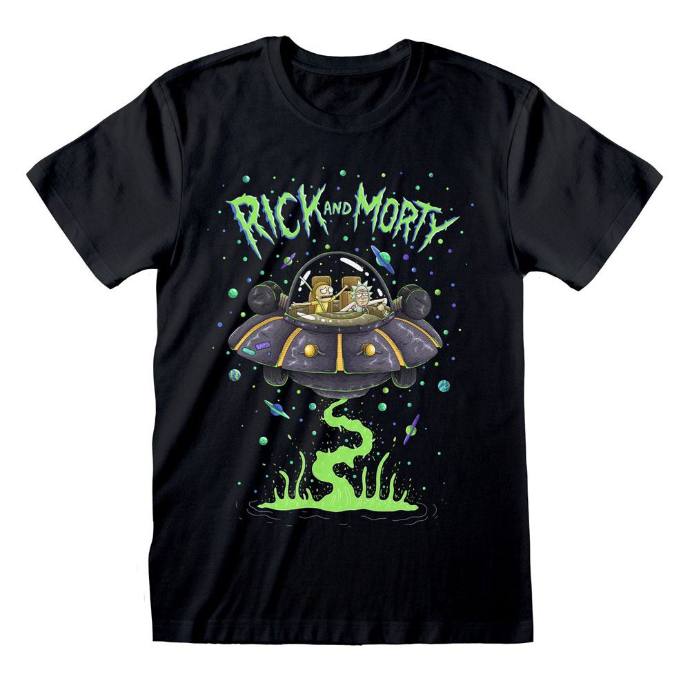 Rick & Morty Camiseta Space Cruiser talla XL