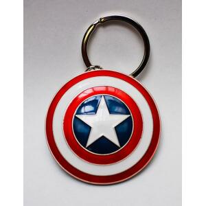 Llavero metálico Captain America Shield Marvel Comics - Collector4U.com