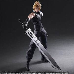 Final Fantasy VII Remake Play Arts Kai Figura No. 1 Cloud Strife 28 cm - Collector4u.com