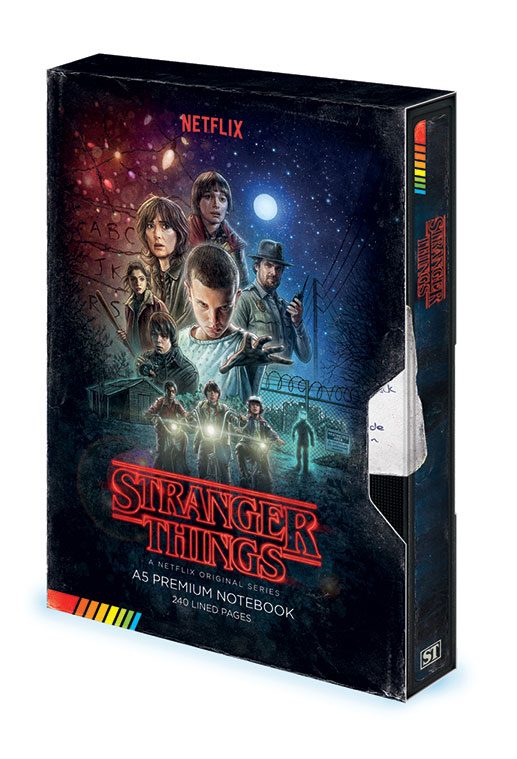 Stranger Things Libreta Premium A5 VHS (S1)
