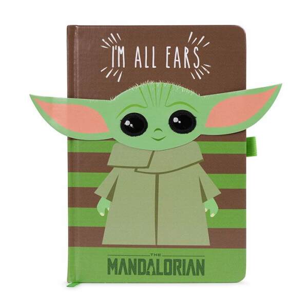 Libreta Premium A5 I'm All Ears Green Star Wars The Mandalorian - Collector4U.com