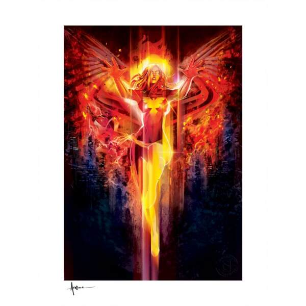 Litografia Dark Phoenix Marvel 46 x 61 cm - Collector4U.com