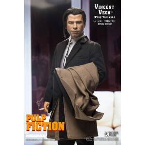Figura Vincent Vega Pulp Fiction My Favourite Movie 1/6 2.0 (Pony Tail) 30 cm - Collector4U.com