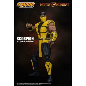 Mortal Kombat Figura 1/12 Scorpion 16 cm - Collector4U.com