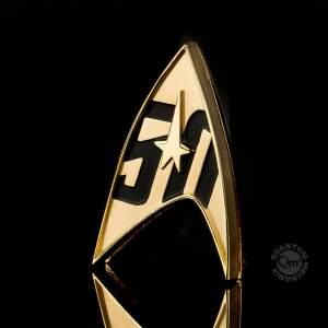Star Trek réplica 1/1 Distintivo de la Flota Estelar magnético 50th Anniversary - Collector4U.com