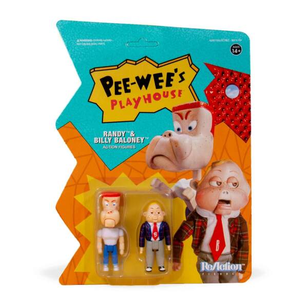 Pee-wee's Playhouse Pack de 2 Figuras ReAction Randy & Billy Baloney - Collector4U.com